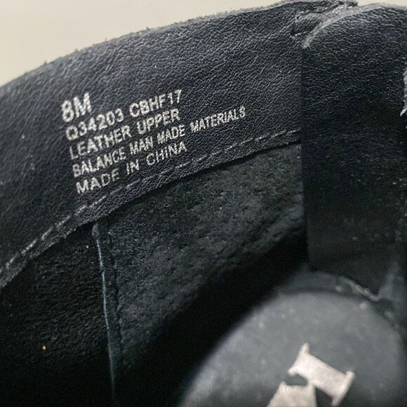 Kork-Ease Black Leather Ankle Booties Unique Charcoal Heels Size 8 - Picture 14 of 15